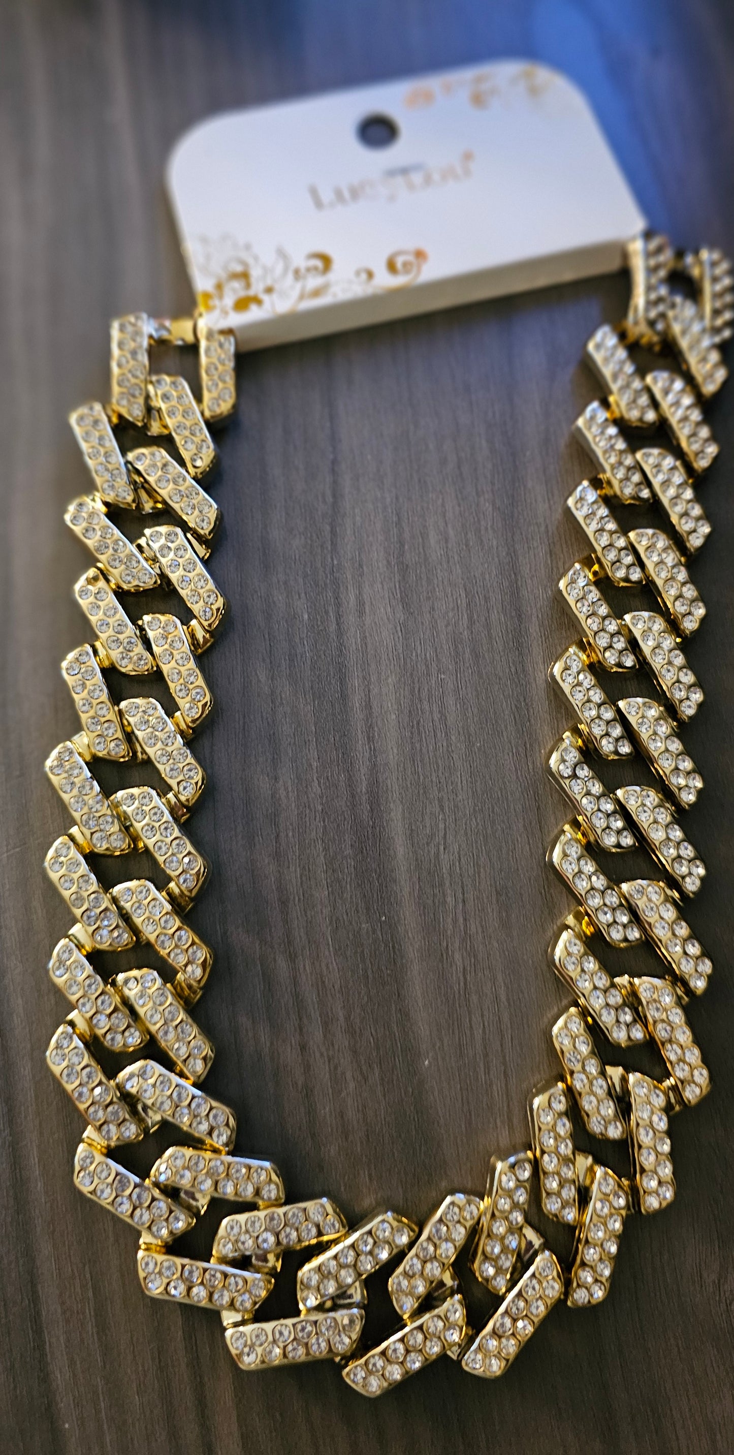 Iced Cuban Link Statement Necklace