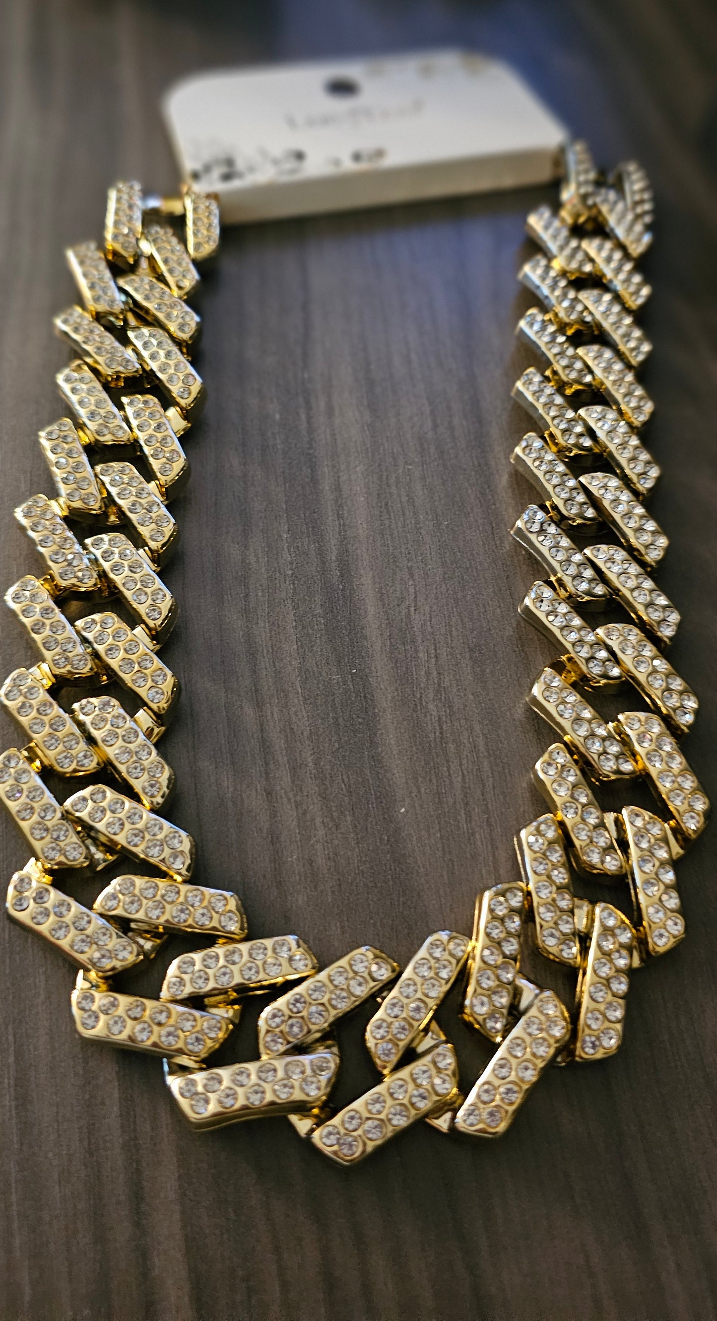 Iced Cuban Link Statement Necklace